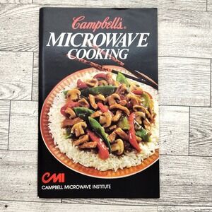 Campbells Microwave Cooking Cookbook Booklet 1987 Retro Vintage CMI